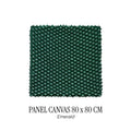 PANEL CANVAS 80 X 80 CM - EMERALD
