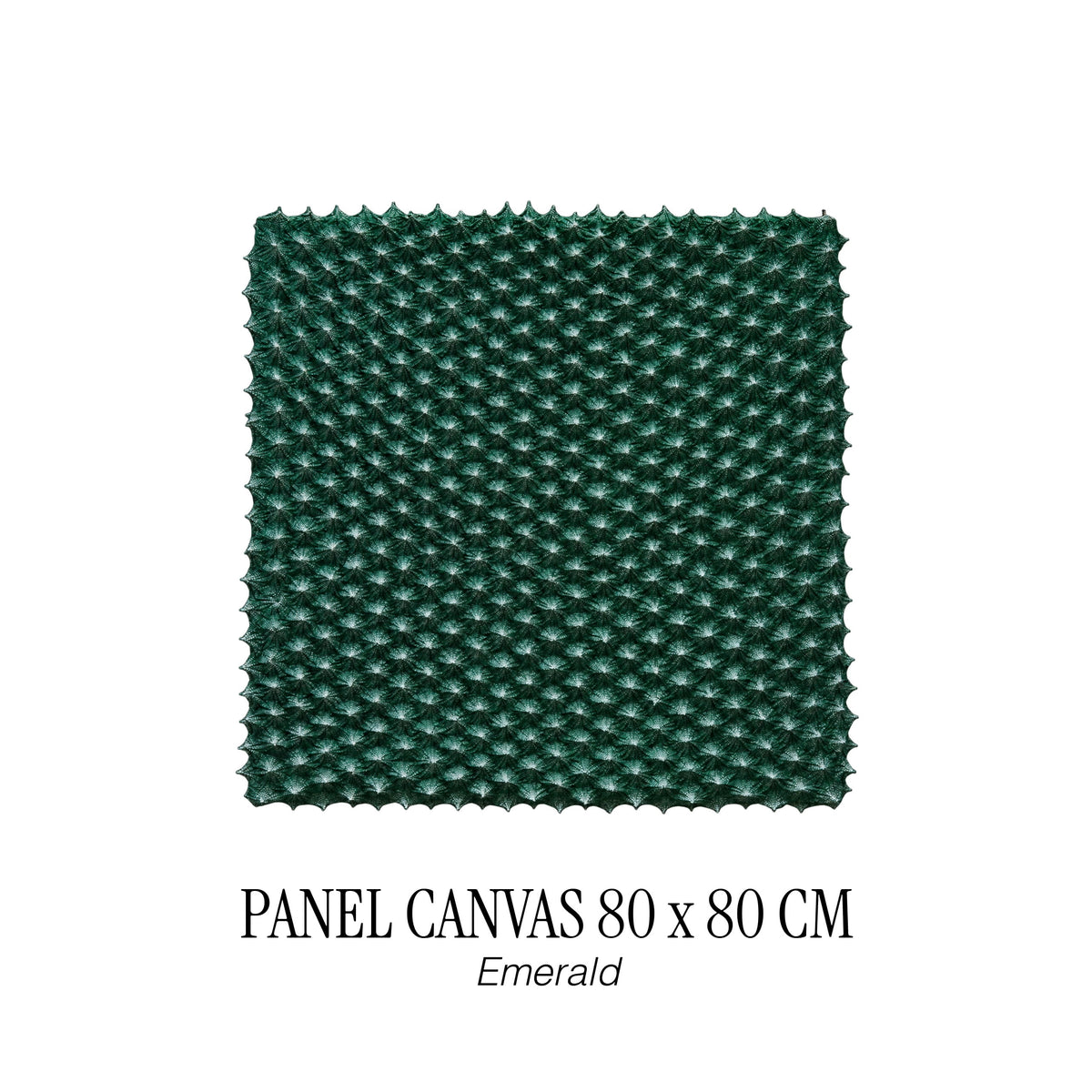 PANEL CANVAS 80 X 80 CM - EMERALD