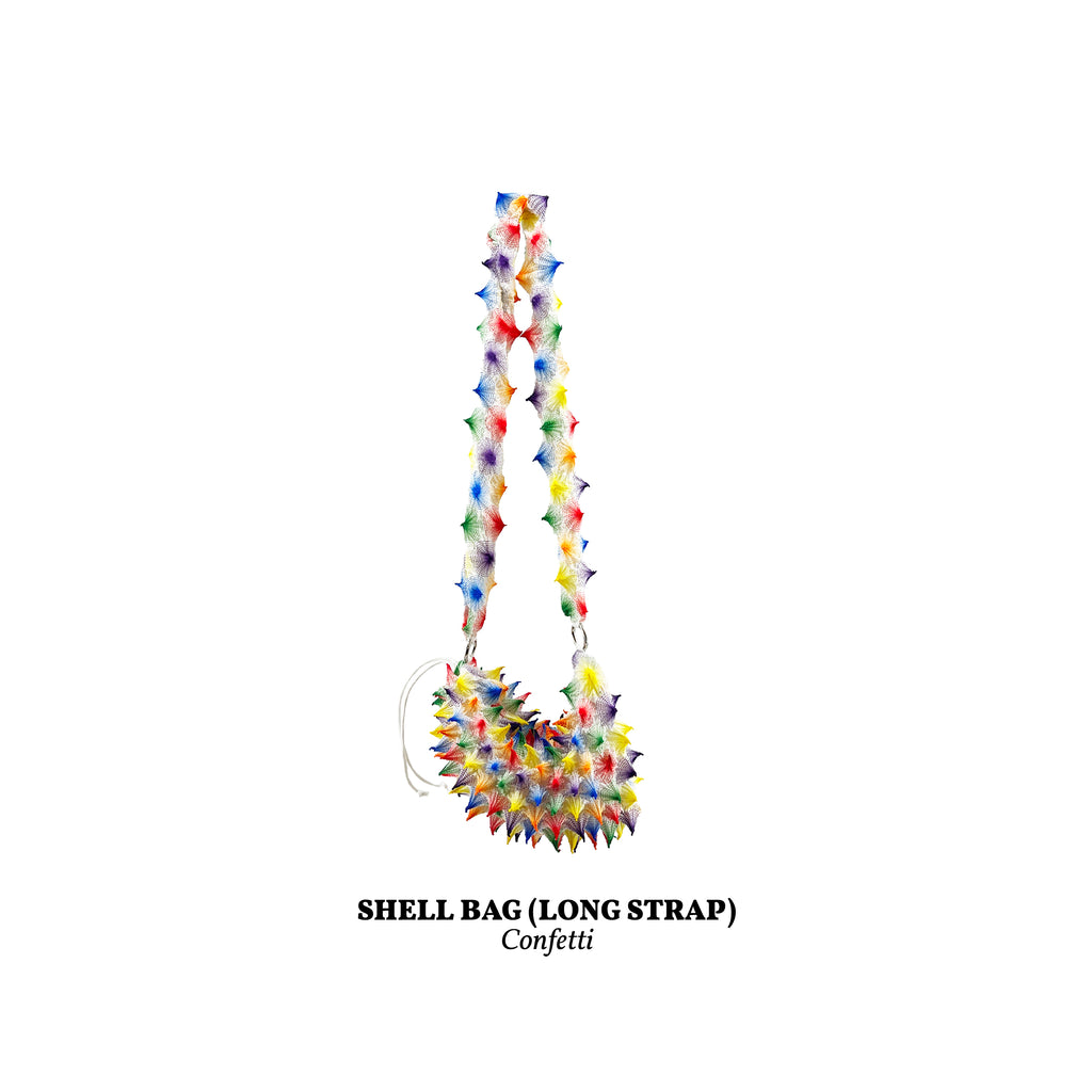 FUGUKU SLING BAG - FUGU SHELL BAG LONG - CONFETTI