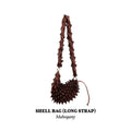 FUGUKU SLING BAG - FUGU SHELL BAG LONG - MAHOGANY
