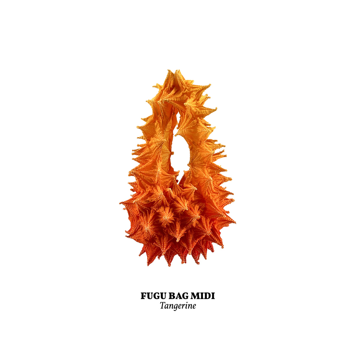 FUGUKU HAND BAG - FUGU MIDI - TANGERINE