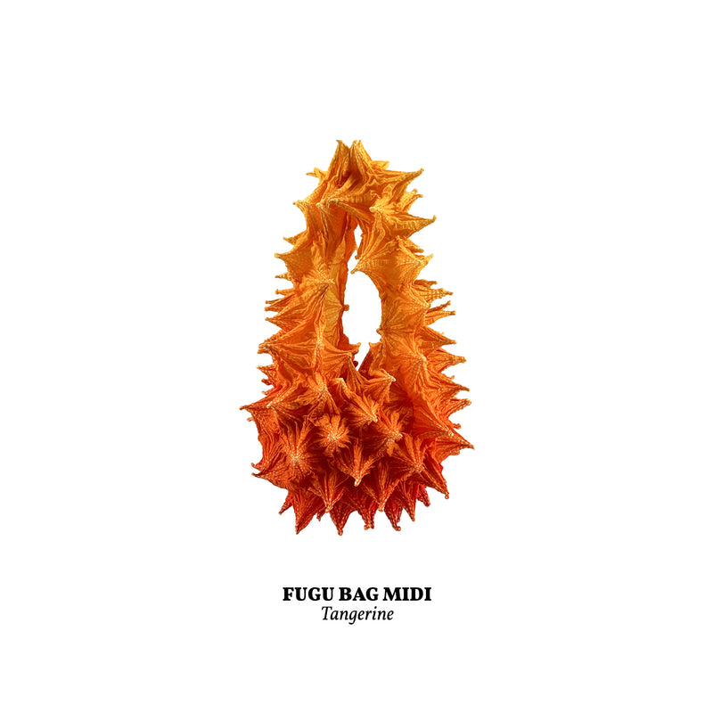 FUGUKU HAND BAG - FUGU MIDI - TANGERINE